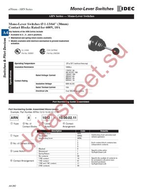 XA1E-BV3U01K-R datasheet  